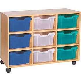 EduStore Triple Column 9 Deep Tray Storage