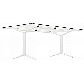 Boss Design Indi Glass Curve Meeting and Boardroom Tables - Office Furniture
