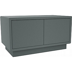 Boss Design Low Fenix Credenza with Plinth Base - Office Furniture