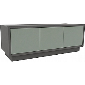 Boss Design Low Fenix Credenza with Plinth Base - Office Furniture