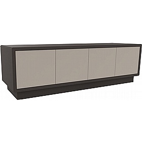 Boss Design Low Fenix Credenza with Plinth Base - Office Furniture