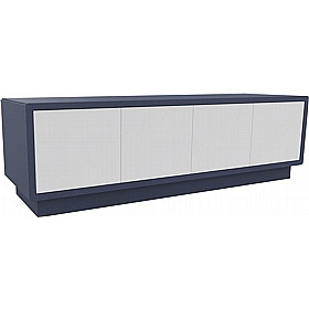Boss Design Low Fenix Credenza with Plinth Base - Office Furniture