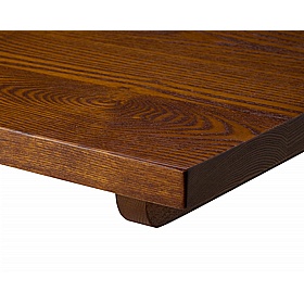 Forza Rectangular Solid Wood Single Upright Breakout and Cafe Tables - Office Furniture