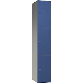 Pure Leisure Wet Area SGL Laminate Door Aluminium Lockers with Cam Lock - Lockers & Cloakroom
