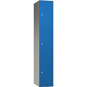 Pure Leisure Wet Area SGL Laminate Door Aluminium Lockers with Cam Lock - Lockers & Cloakroom