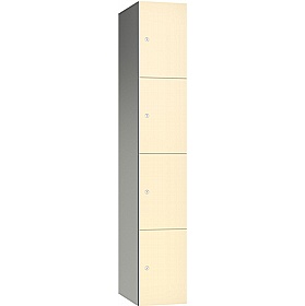 Pure Leisure Wet Area SGL Laminate Door Aluminium Lockers with Cam Lock - Lockers & Cloakroom