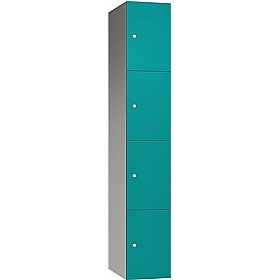 Pure Leisure Wet Area SGL Laminate Door Aluminium Lockers with Cam Lock - Lockers & Cloakroom