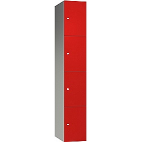 Pure Leisure Wet Area SGL Laminate Door Aluminium Lockers with Cam Lock - Lockers & Cloakroom