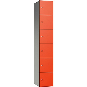 Pure Leisure Wet Area SGL Laminate Door Aluminium Lockers with Cam Lock - Lockers & Cloakroom