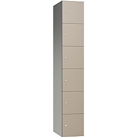 Pure Leisure Wet Area SGL Laminate Door Aluminium Lockers with Cam Lock - Lockers & Cloakroom