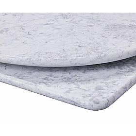 Phoenix Round Solid Marble Breakout and Cafe Tables - Office Furniture