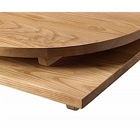 Quattro Round Solid Wood Breakout and Cafe Tables - Office Furniture