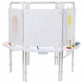 Eazy Outdoor Drywipe Whiteboard 6 Sided Easels