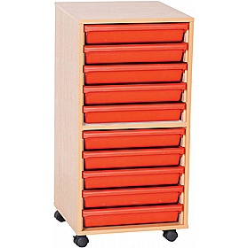 EduStore Single Column 10 A3 Tray Storage