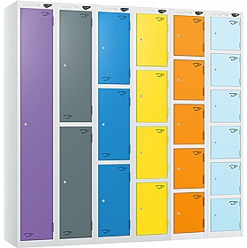 Pure Antibacterial Lockers with Coin Return Lock