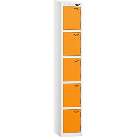 Pure Antibacterial Sloping Top Lockers with Coin Return Lock - Lockers & Cloakroom