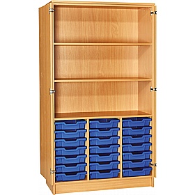EduStore Triple Column 21 Shallow Tray Combination Cupboards