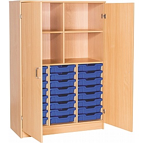 EduStore Triple Column 24 Shallow Tray Combination Cupboards