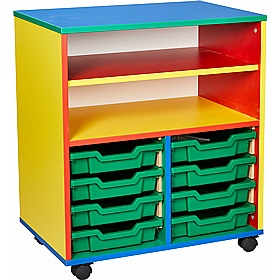 Colore Double Column 8 Tray Combination Storage