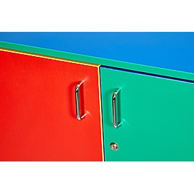 Colore Double Door School and Library Mobile Cupboards - Education