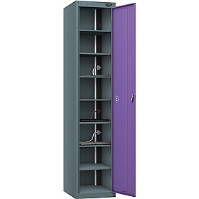 Pure Power 8 Compartment Laptop and Tablet Charging Cupboard with Digital Combination Lock