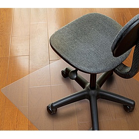 Valuemat Basic Rectangular Vinyl Chair Mat for Hard Floors - Office Furniture