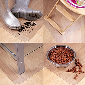 Valuemat Basic Rectangular Vinyl Chair Mat for Hard Floors - Office Furniture