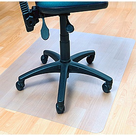 EcoTex Marvec Bio Carbon Neutral Rectangular Polycarbonate Chair Mat for Hard Floors