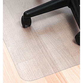 EcoTex Marlon BioPlus Carbon Neutral Rectangular Polycarbonate Chair Mat for Hard Floors - Office Furniture