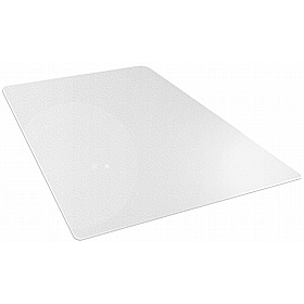 Cleartex Megamat Rectangular PVC Chair Mat for Hard Floors and Carpets - Office Furniture