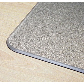 Cleartex Megamat Rectangular PVC Chair Mat for Hard Floors and Carpets - Office Furniture