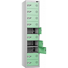 Pure Power 10 Compartment Laptop and Tablet Charging Lockers with Manual Combination Lock