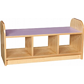 KubbyClass Early Years Nursery Low Level Open Back Storage Benches