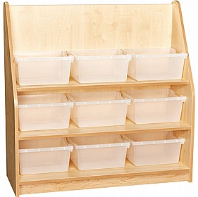 KubbyClass Early Years Nursery Angled Bookcase