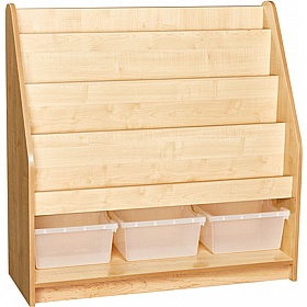 KubbyClass Early Years Nursery Angled Display Bookcase - Education