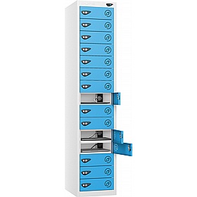 Pure Power 15 Compartment Laptop and Tablet Charging Lockers with Cam Lock