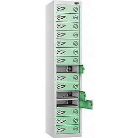 Pure Power 15 Compartment Laptop and Tablet Charging Lockers with Manual Combination Lock