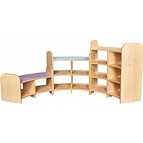 KubbyClass Early Years Nursery 45 Degree Storage Unit