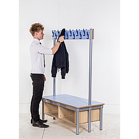KubbyClass Double Sided Cloakroom Benches - Education