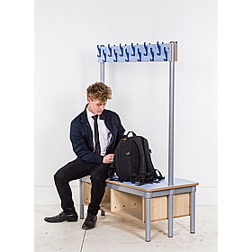 KubbyClass Double Sided Cloakroom Benches - Education