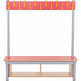 KubbyClass Single Sided Cloakroom Benches - Education