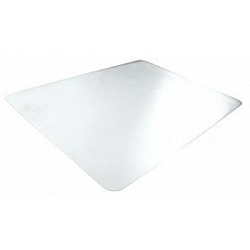Cleartex Enhanced Polymer Rectangular Anti-Slip Chair Mat for Hard Floors - Office Furniture