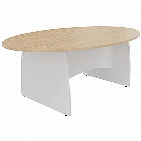 Confer Duo Oval Meeting and Boardroom Tables - Office Furniture
