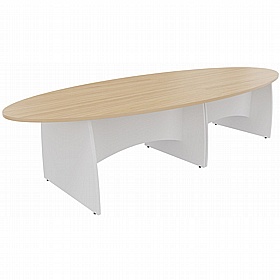 Confer Duo Oval Meeting and Boardroom Tables - Office Furniture
