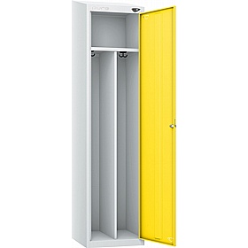 Pure Antibacterial Sloping Top Clean & Dirty Lockers with Coin Return Lock - Lockers & Cloakroom