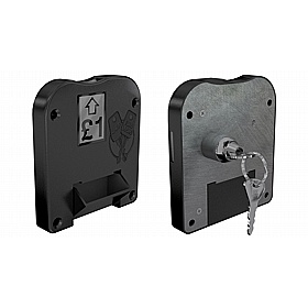 Pure Antibacterial Sloping Top Clean & Dirty Lockers with Coin Return Lock - Lockers & Cloakroom