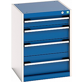 Bott Cubio 4 Drawer Metal Cabinets - Workshop