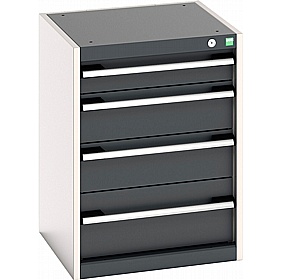 Bott Cubio 4 Drawer Metal Cabinets - Workshop