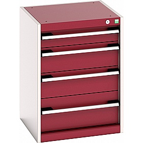 Bott Cubio 4 Drawer Metal Cabinets - Workshop