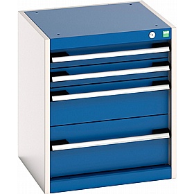 Bott Cubio 4 Drawer Metal Cabinets - Workshop